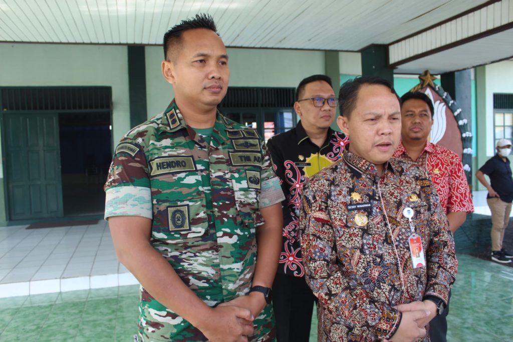 Dandim 1012/Buntok Sambut Hangat Kunjungan Silahturahmi Pj. Bupati Barito Selatan